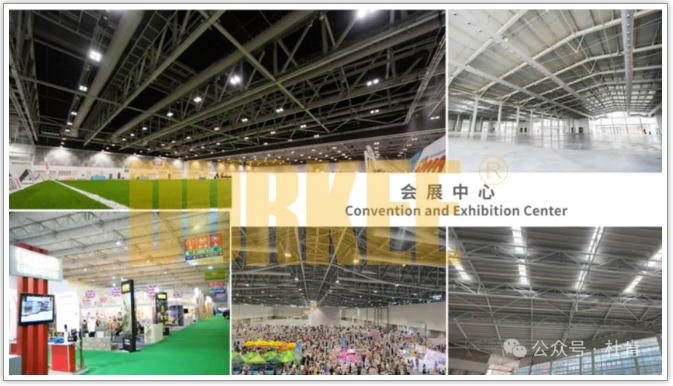 南宫娱乐柔性风管应用在会展中心